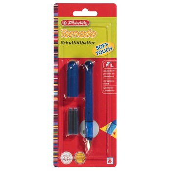 Stilou Herlitz Tornado, penita tip L - blister Stilou Herlitz Tornado, penita tip L - blister