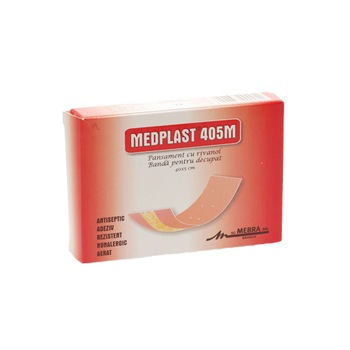 Pansament cu rivanol, 40 cm x 5 cm Pansament cu rivanol, 40 cm x 5 cm