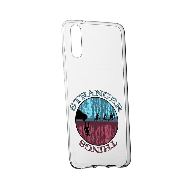 Husa Stranger Things, pentru Huawei Y8p, rezistenta la uzura, anti-alunecare, 368