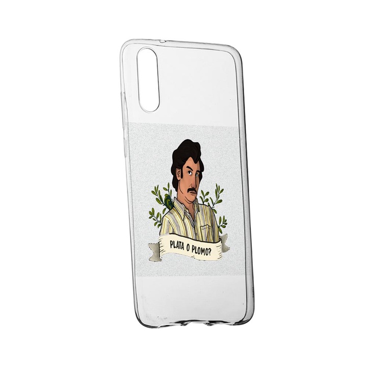 Husa Narcos Pablo Escobar, Movie pentru Huawei Y8p, rezistenta la uzura, anti-alunecare, din silicon Premium, 438