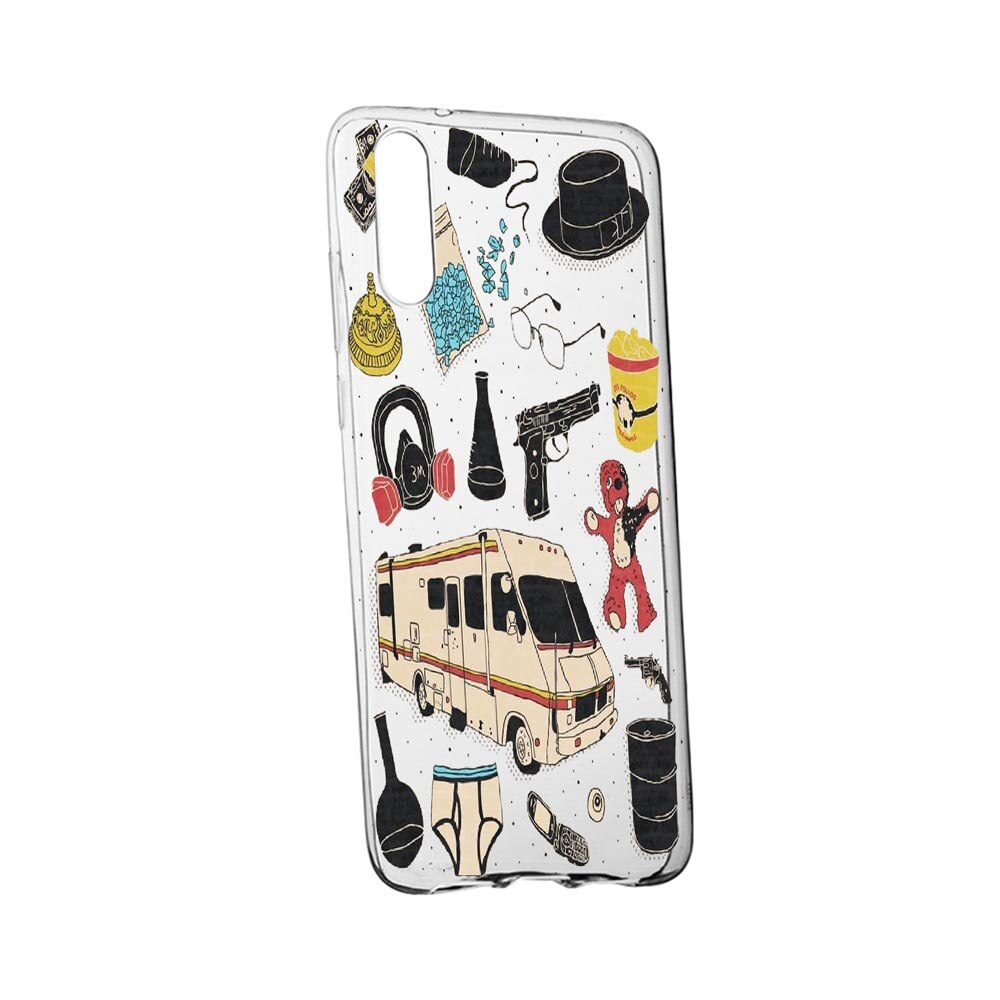 Husa Silicon Breaking Bad, Compatibila cu Oppo A91, rezistenta la uzura, anti-alunecare, 361