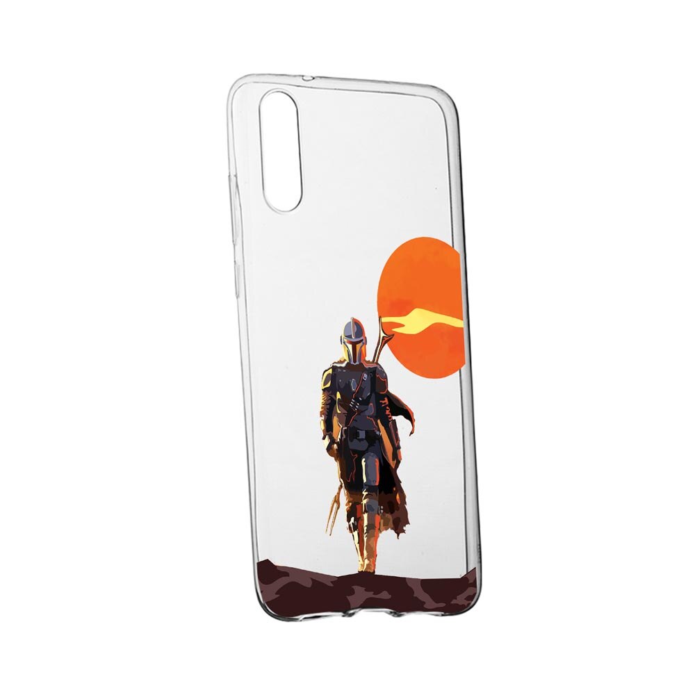 Husa Star Wars, The Mandalorian pentru LG Velvet, rezistenta la uzura, anti-alunecare, din silicon Premium, 460