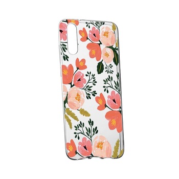 Husa Flori, culorile de pastel, pentru Motorola Moto G8 Power, rezistenta la uzura, anti-alunecare, din silicon Premium, 504 Husa Flori, culorile de pastel, pentru Motorola Moto G8 Power, rezistenta la uzura, anti-alunecare, din silicon Premium, 504