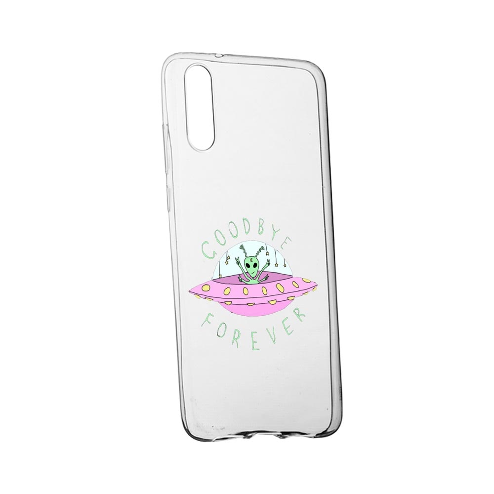 Husa Universe, Planeta UFO Good Bye, pentru Oppo Reno 3, rezistenta la uzura, anti-alunecare, din silicon Premium, 474