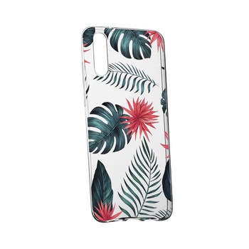 Husa Flori tropicale, pentru Xiaomi Redmi 9A, rezistenta la uzura, anti-alunecare, din silicon Premium, 497 Husa Flori tropicale, pentru Xiaomi Redmi 9A, rezistenta la uzura, anti-alunecare, din silicon Premium, 497