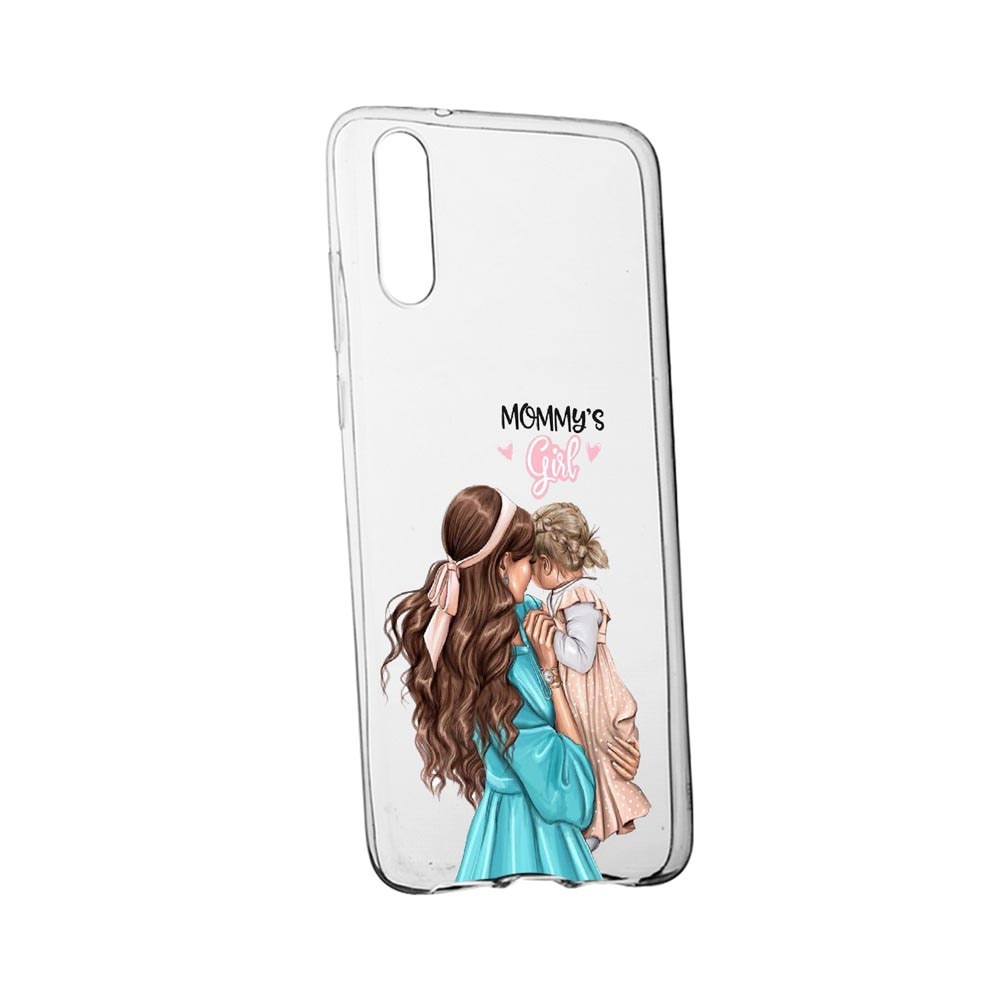 Husa Mommy's Girl, pentru Motorola Moto G8 Power, rezistenta la uzura, anti-alunecare, din silicon Premium, 555