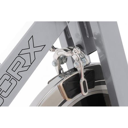 Bicicleta Spinning Toorx SRX 40S, Greutate utilizator: 125 kg, Greutate volanta: 18 kg, Ghidon ajustabil pe verticala