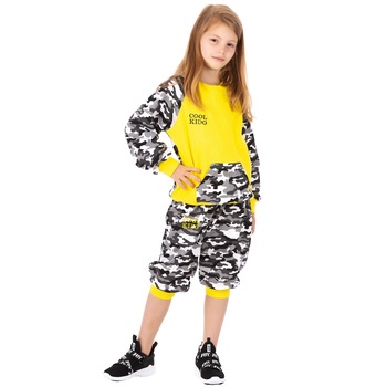 Trening Lempika Cool Kido Camuflage Yellow, 2-3ani, 92-98cm Trening Lempika Cool Kido Camuflage Yellow, 2-3ani, 92-98cm