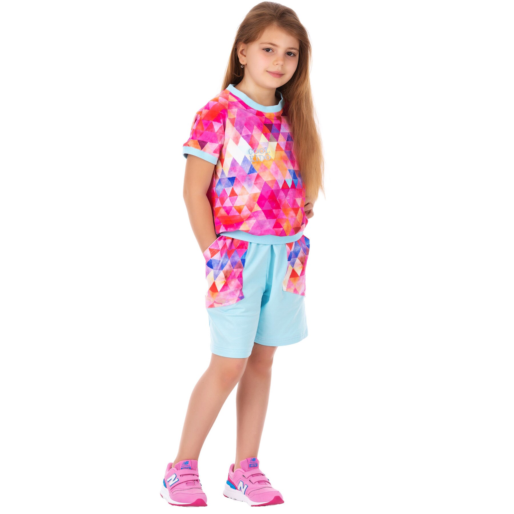 Trening Lempika Cool Kido Camuflage Blue, 4-5ani, 104-110cm