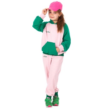 Trening Lempika Cool Kido Pink/Green, 8-9ani, 128-134cm Trening Lempika Cool Kido Pink/Green, 8-9ani, 128-134cm