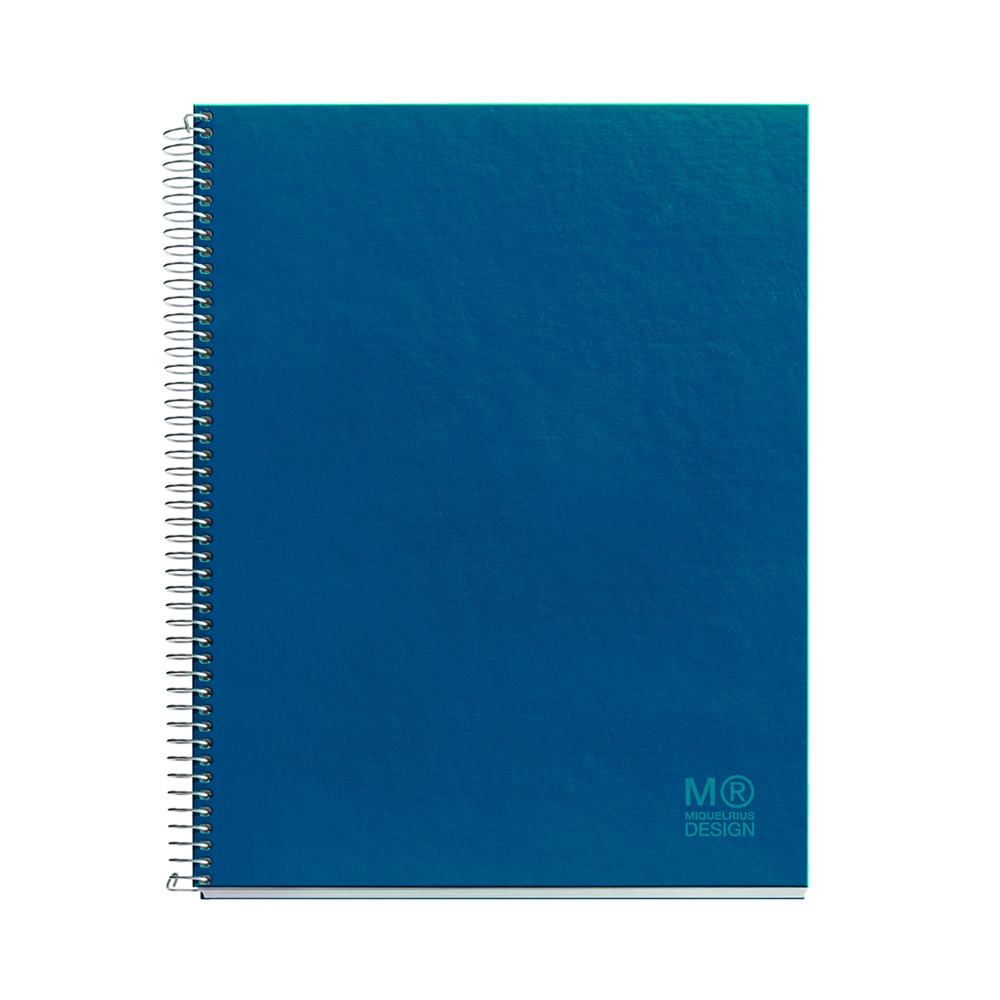 Caiet Miquelrius, Nordic Colours, Albastru petrol, A4, patratele, 120 file, coperta carton