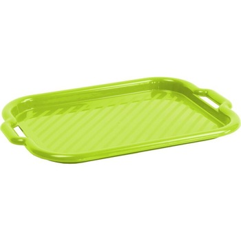 Tava Mijlocie cu Maner, Domotii, 46X33X3 cm Clever Verde Tava Mijlocie cu Maner, Domotii, 46X33X3 cm Clever Verde