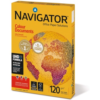 Hartie copiator A4 Navigator, 120 g/mp, 250 coli/top Hartie copiator A4 Navigator, 120 g/mp, 250 coli/top