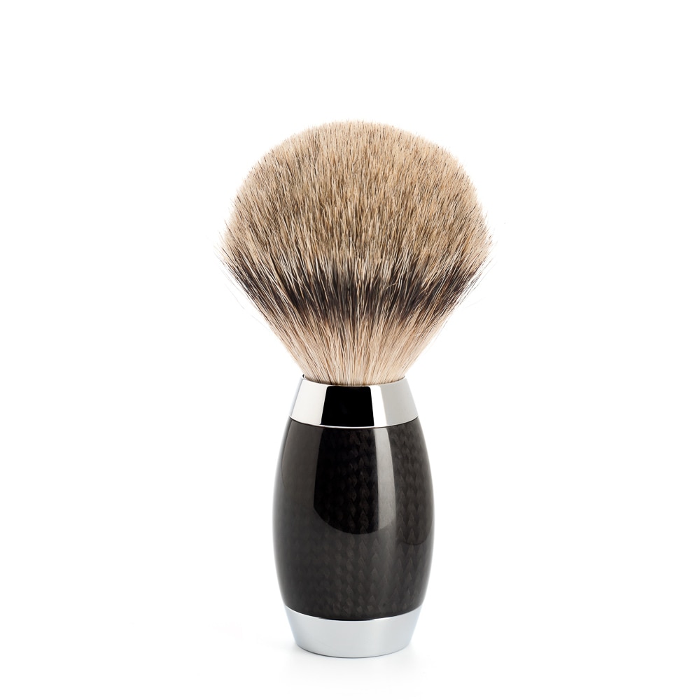 Pamatuf Silvertip Badger cu par de bursuc si maner din fibra de carbon 493 ED 1