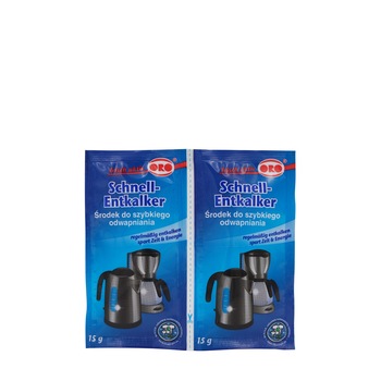 Pudra pentru decalcifiere cafetiere, 15 g Pudra pentru decalcifiere cafetiere, 15 g