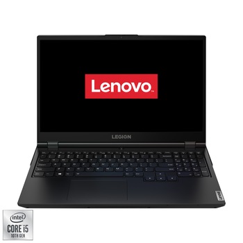Laptop Gaming Lenovo Legion 5 17IMH05 cu procesor Intel Core i5-10300H pana la 4.50 GHz, 17.3 Laptop Gaming Lenovo Legion 5 17IMH05 cu procesor Intel Core i5-10300H pana la 4.50 GHz, 17.3