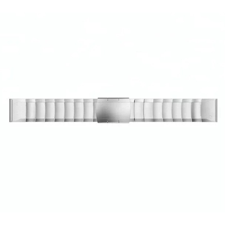 SPulse fémlánc Garmin Fenix 5 Garmin, Fenix 5 plus, Garmin Fenix 6, 6 plus, QuickFit 22 mm, króm