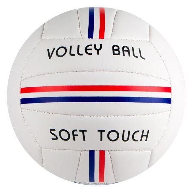 Minge volei №5, Soft Touch, 21.3 cm, Alb
