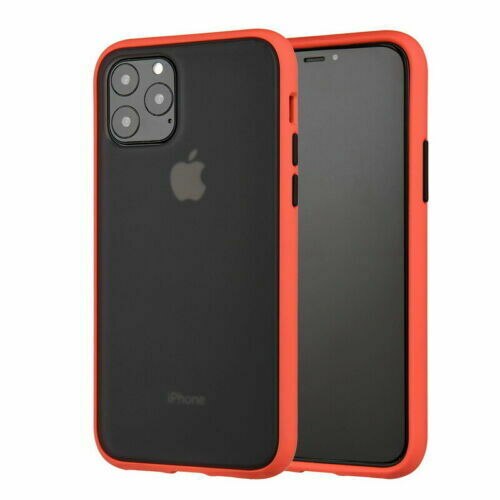 Husa de protectie Bibilel pentru iPhone 11 Pro Max, protectie spate, bumper, capac de protectie, Rosu, BBL1581