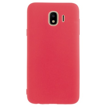 Husa silicon slim Samsung Galaxy J4 2018, Rosu Mat Husa silicon slim Samsung Galaxy J4 2018, Rosu Mat