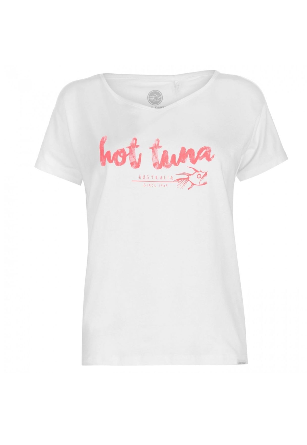 Tricou de bumbac, Hot Tuna, Alb, M EU