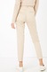 Marks & Spencer, Pantaloni chino crop, Maro camel/Alb, 18-LONG