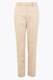 Marks & Spencer, Pantaloni chino crop, Maro camel/Alb, 18-LONG