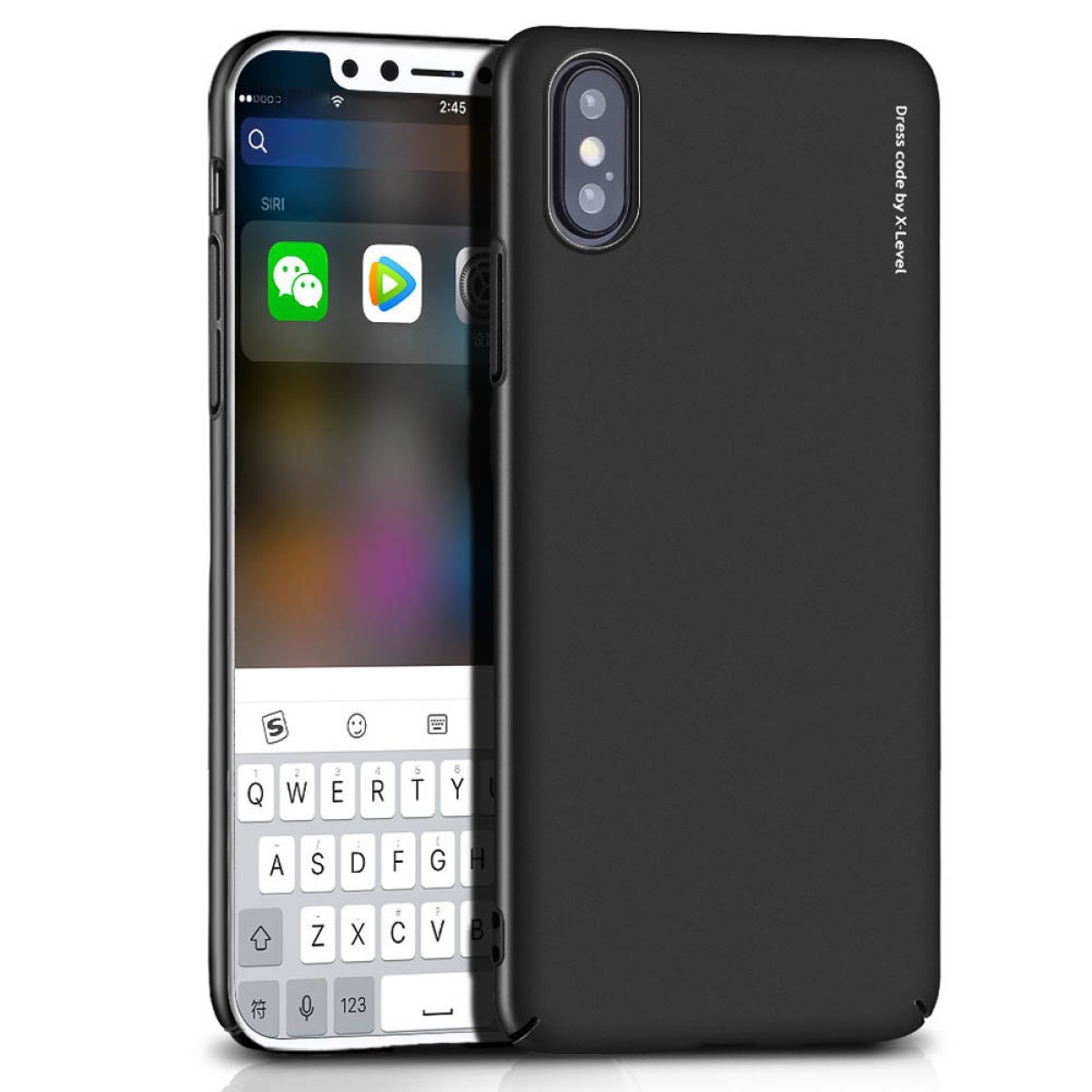 Husa iPhone XS Max 6.5'' Knight Series Neagra X-Level