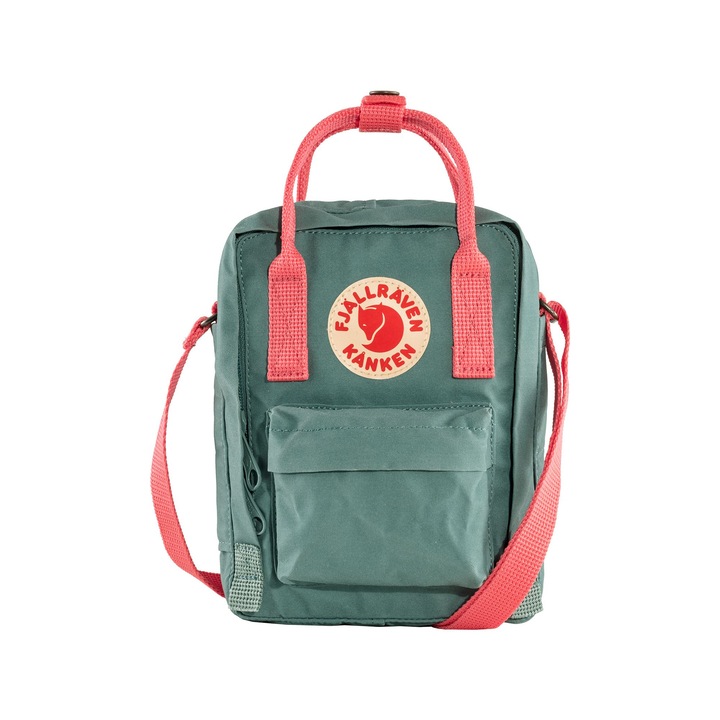 Fjallraven Kanken Sling Hátizsák Frost Green-Peach Pink