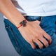 Гривна от карбон (carbon fiber) Zak Code Butterfly String, червен