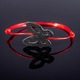 Гривна от карбон (carbon fiber) Zak Code Butterfly String, червен