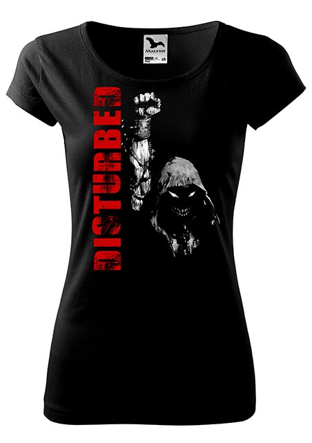 Tricou cu maneca scurta,negru,K-off,Disturbed FM
