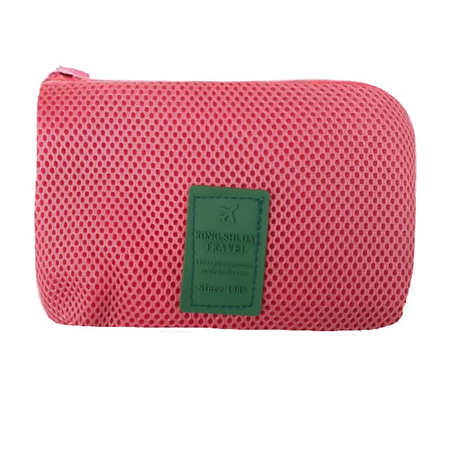 Minigeanta unisex multifunctionala, roz, 14 cm h x 20 cm l