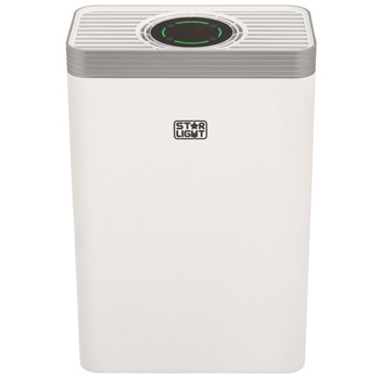 Purificator de aer Star-Light APH-2125W, 210 m3/h, 5 niveluri de filtrare, Indicator calitate aer, Timer, Mod Auto, Alb Purificator de aer Star-Light APH-2125W, 210 m3/h, 5 niveluri de filtrare, Indicator calitate aer, Timer, Mod Auto, Alb