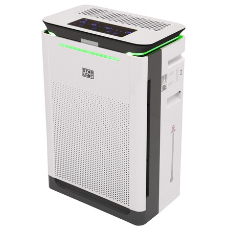 Purificator de aer cu umidificator Star-Light APH-4250HW, 420 m3/h, 6 niveluri de filtrare, Senzor PM 2.5, Indicator calitate aer, Timer, Child-lock, Mod Auto/Somn, Alb