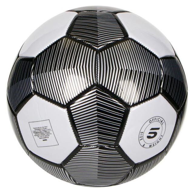 Minge de fotbal LiveUp, №5, 22,6cm, Alb/Negru
