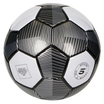 Minge de fotbal LiveUp, №5, 22,6cm, Alb/Negru Minge de fotbal LiveUp, №5, 22,6cm, Alb/Negru