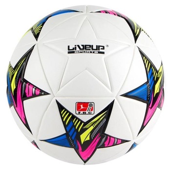 Minge de fotbal LiveUp, №5, Stea, 22,6cm, Multicolor Minge de fotbal LiveUp, №5, Stea, 22,6cm, Multicolor