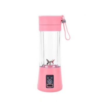 Blender portabil multifunctional, Incarcare USB, 6 lame, Multifunctional, 380 ml, Roz, Urban Trends ® Blender portabil multifunctional, Incarcare USB, 6 lame, Multifunctional, 380 ml, Roz, Urban Trends ®