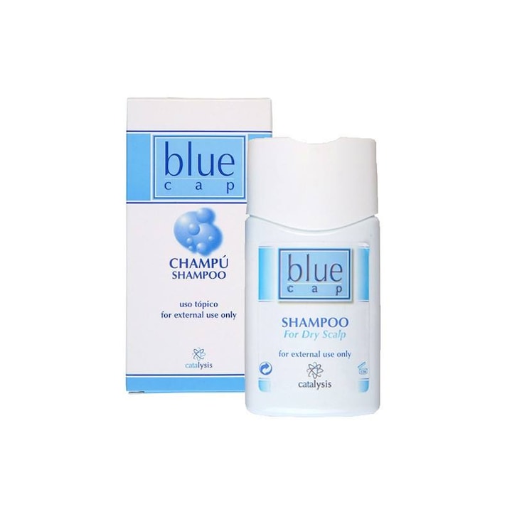 Sampon Blue Cap, Catalysis 150 ml, destinate igienei si intretinerii pielii cu tendinta la psoriazis, seboree, dermatite seboreeice si atopice, matreata