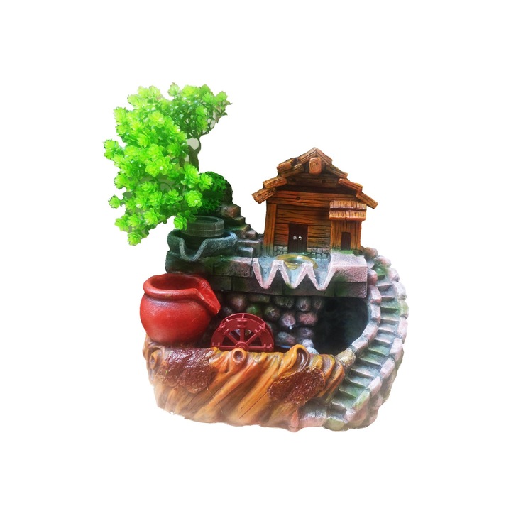 Артезиански фонтан, С бутон за включване/изключване, 35 см, 111X