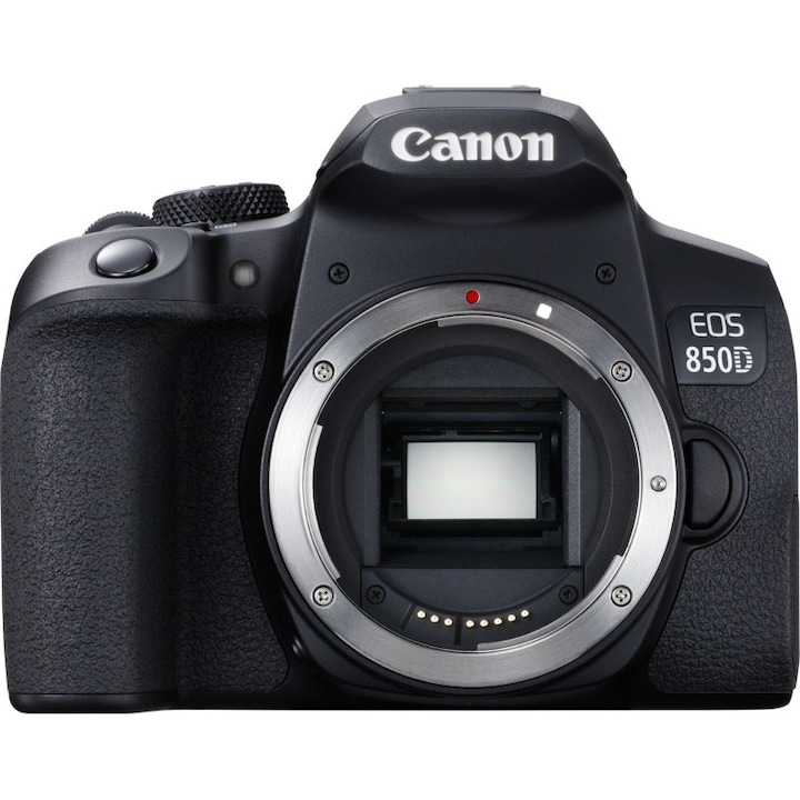 Фотоапарат DSLR Canon EOS 850D, 24.1 MP, 4K, Body, Черен
