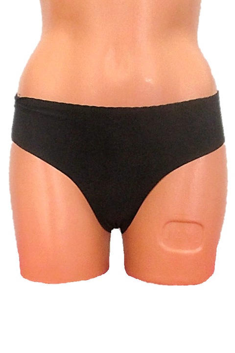 Lézerrel vágott elasztikus női fehérnemű, fekete, 2 db, Fekete