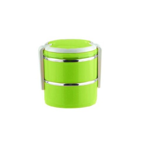 Caserola Termica Lunch Box cu doua niveluri Victor V-FH072, 1 L, verde