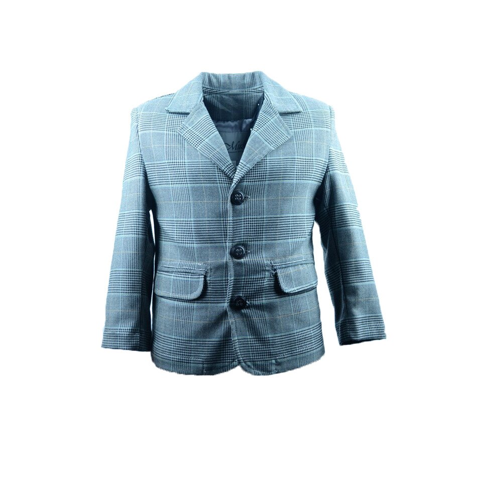 Sacou elegant pentru baieti Mini Junior SBN-G, Gri