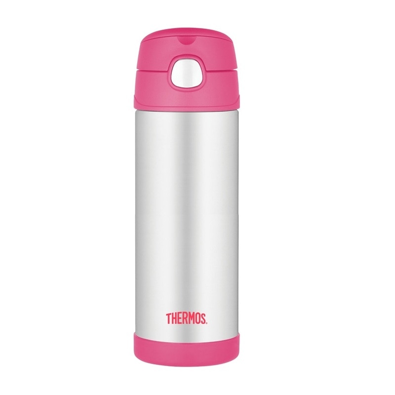 Termos cu pai pentru copii, Thermos, otel inoxidabil, 470 ml, Roz