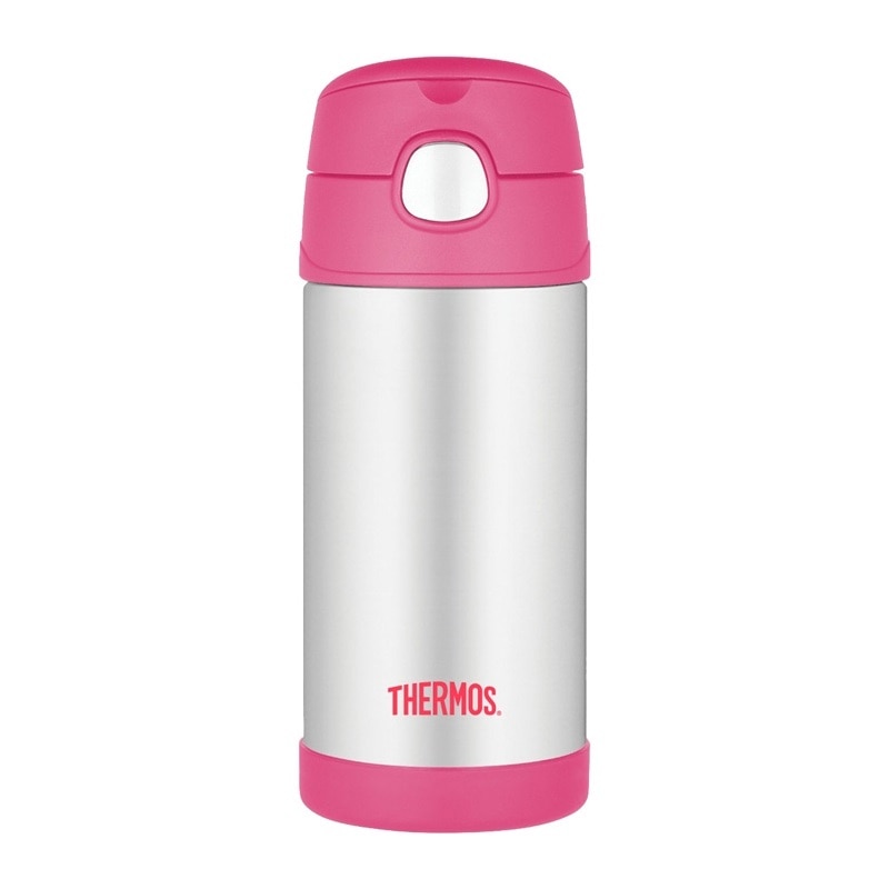 Termos cu pai pentru copii, Thermos, otel inoxidabil, 355 ml, Roz
