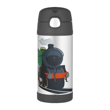 Termos cu pai pentru copii, Thermos, model bufnita, otel inoxidabil, 355 ml, multicolor Termos cu pai pentru copii, Thermos, model bufnita, otel inoxidabil, 355 ml, multicolor