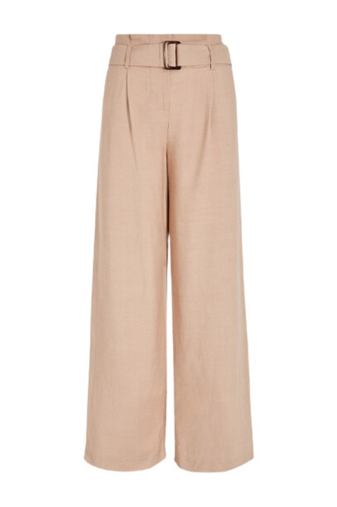 Pantaloni din vascoza si in, Next, culore bej