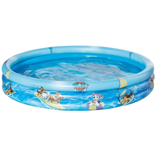Piscina Happy People Gonflabila cu 3 Inele si Imprimeu Paw Patrol 122 x 23 cm